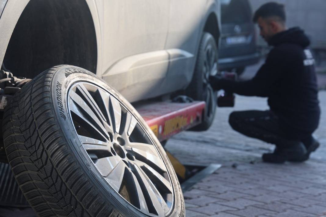 Kış lastiği deyip geçmeyin bunlar hayati önem taşıyor! Konyalı usta bir bir anlattı 7